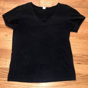 Plain black T shirt